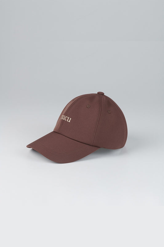 NUCUボールキャップ(nucu ver.) ブラウン 斜め