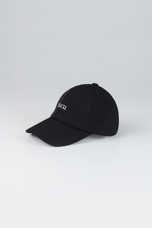 NUCUボールキャップ(nucu ver.) ブラック 斜め