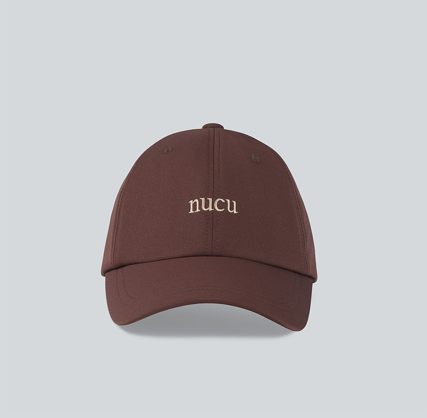 NUCUボールキャップ(nucu ver.) ブラウン 正面